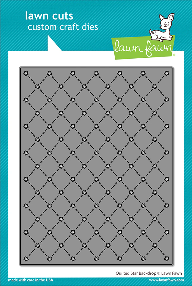 Lawn Fawn Quilted Star Backdrop Die