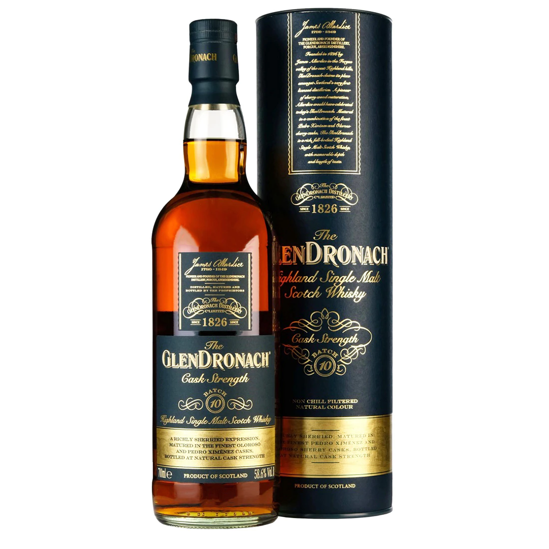 Glendronach Cask Strength Batch 10 Single Malt Whisky 700ml