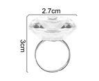 Ring Cup, Non-disposable Tattoo Pigment Ring Cup Ink Holder Container Cup for Eyebrow Makeup - Transparent
