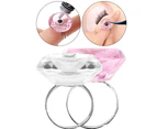 Ring Cup, Non-disposable Tattoo Pigment Ring Cup Ink Holder Container Cup for Eyebrow Makeup - Transparent