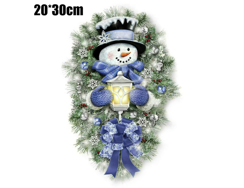 Christmas Xmas Snowman Wall Stickers Door Window Decals Wallpaper Xmas Home Decor Supplies