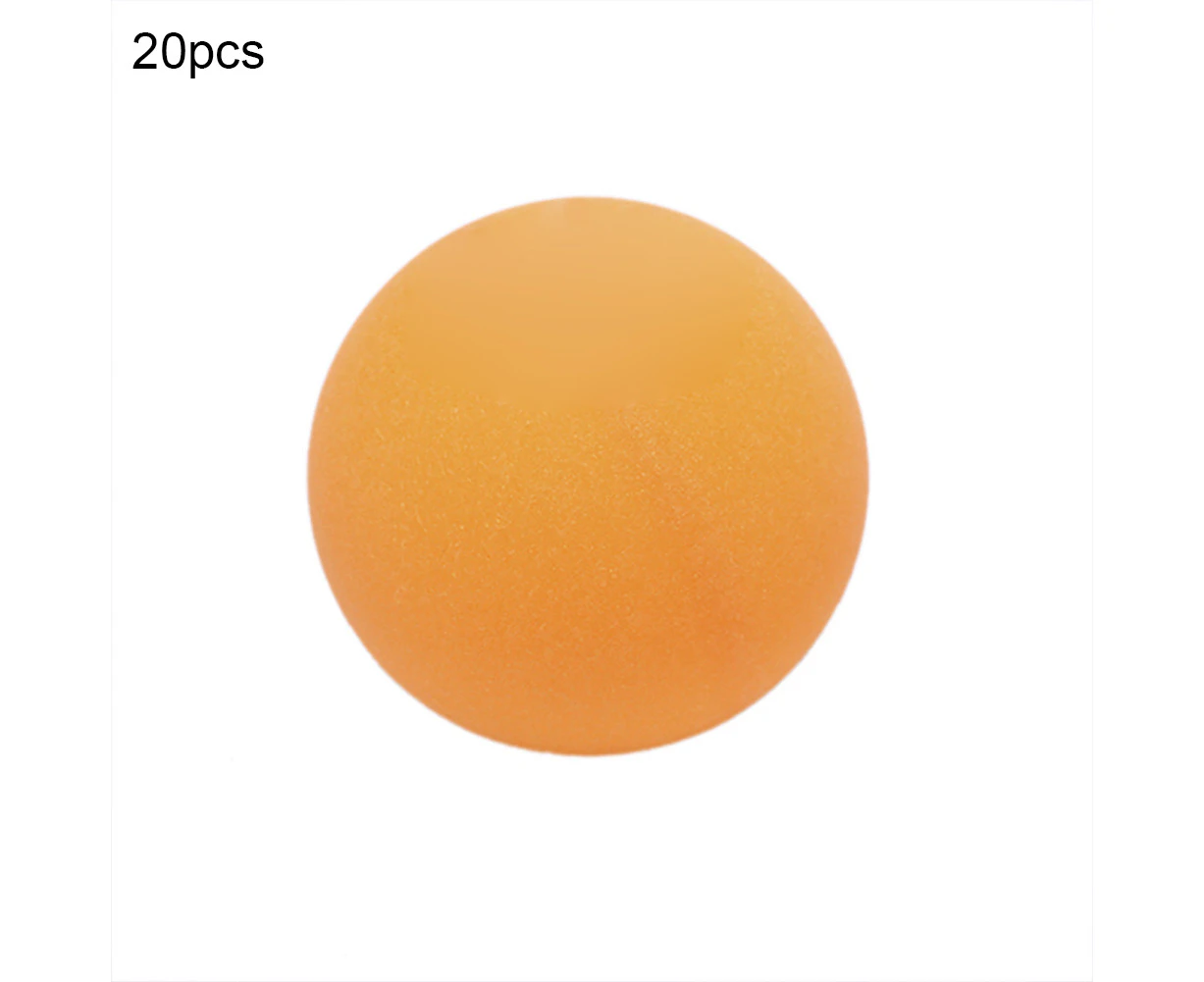 20Pcs/Set 40mm Professional Seamless Ping-pong Match Training Table Tennis Balls Yellow