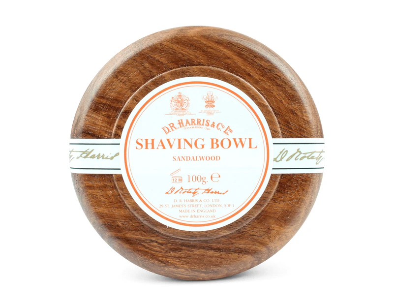 D R Harris Sandalwood Soap & Bowl Mahogany 100g