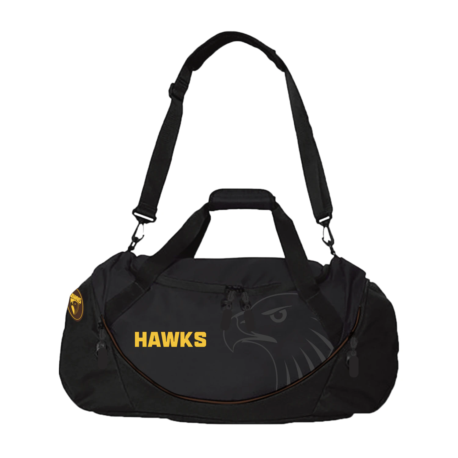 AFL Shadow Sports Bag - Hawthorn Hawks - Gym Travel Duffle Bag