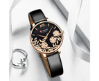 CURREN Top Luxury Brand Women Watch Leather Mesh Band Quartz Ladies Wristwatch Glassy Fashion Waterproof Female Clock