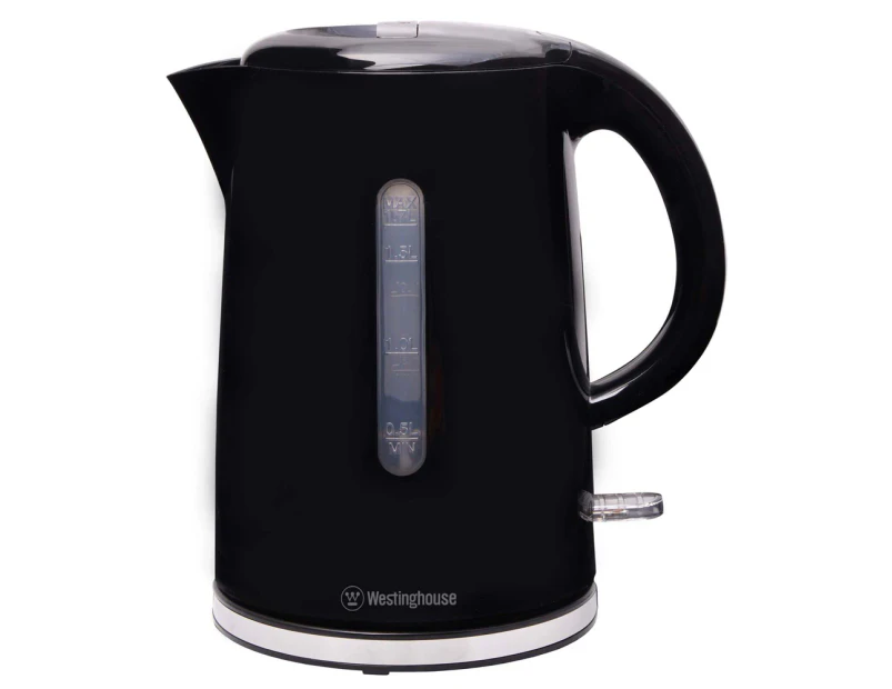 Westinghouse Boiling Water Electric Tea/Coffee Benchtop Kettle 1.7L Black