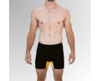 Mens Boxer Briefs Bamboo Breathable Soft Underwear Gold - Frank and Beans - Black