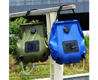 20L Outdoor Portable Camping Hiking Solar Heated Shower Bathing Water Bag Case Amry Green