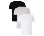 Lacoste Men's 3 Pack Essentials Lounge T-Shirt - Multicoloured