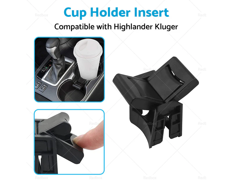 Armrest Center Console Cup Holder Insert Suitable For Toyota Highlander Kluger