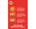 HEAT HOLDERS Original Ultimate Thermal Slipper Socks - Men's Bigfoot - Patras Black