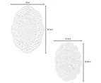 Assorted Paper Oval Lace Doilies (Pack of 24)