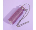 SWIG Lilac Glitz Water Bottle With Chain 600mL