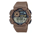 Casio Digital Grey Dial Brown Resin Band Watch WS1500H-5A
