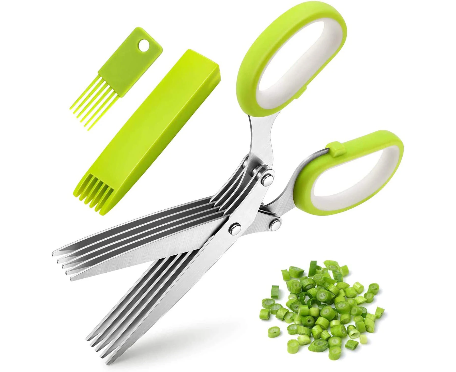 Kitchen Herb Scissors Stainless Steel 3 Piece Kitchen Herb Scissors