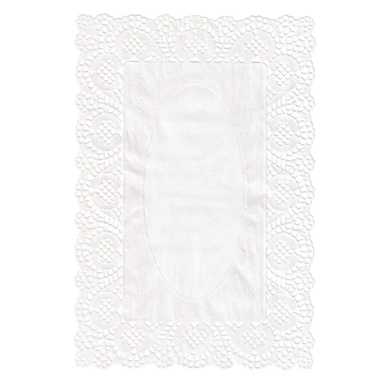 Paper Rectangle Lace Doilies (Pack of 30)