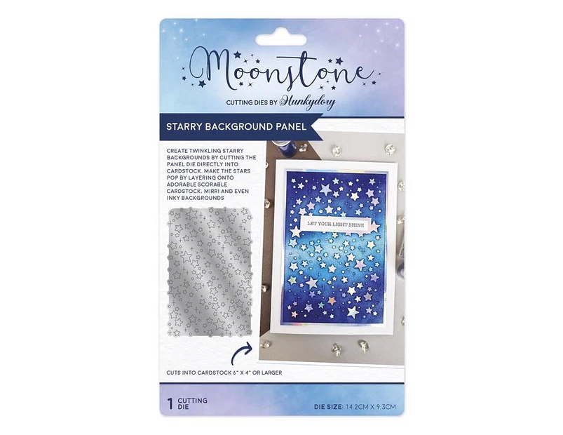 Hunkydory Moonstone Die : Starry Background Panel