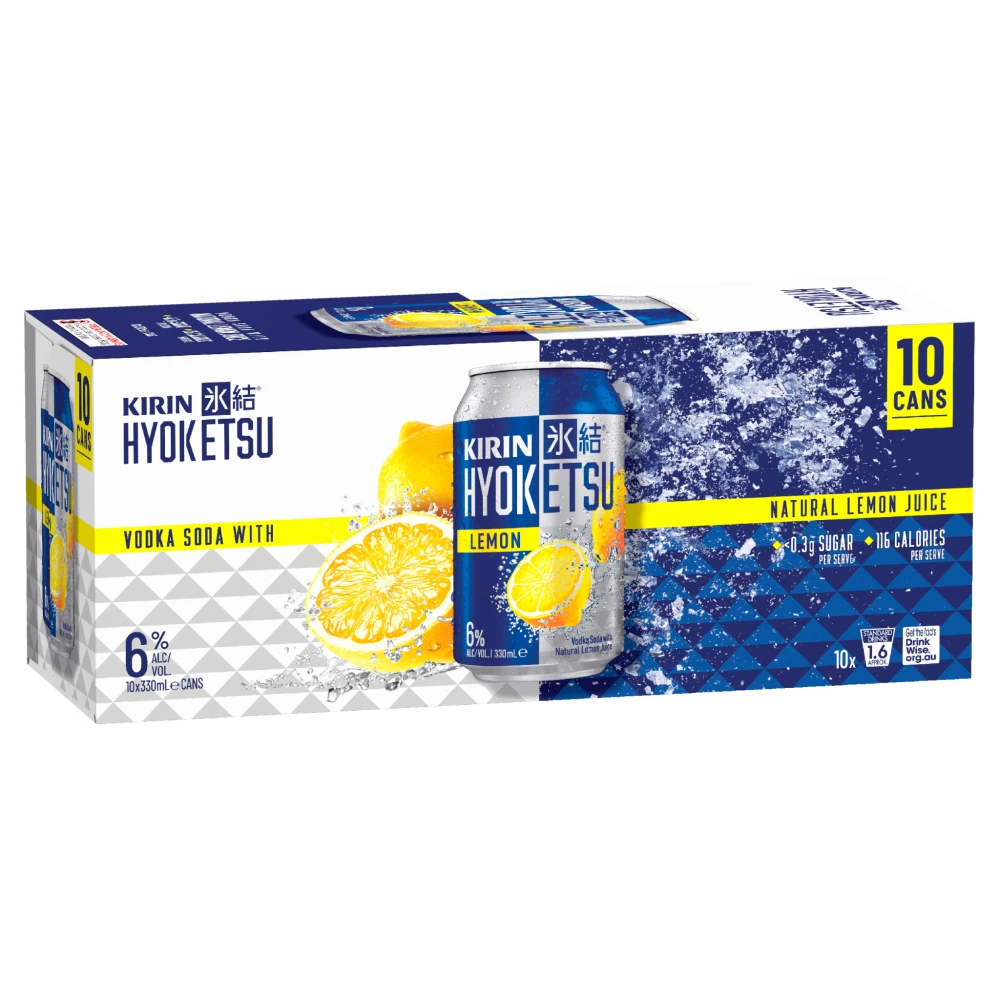 Kirin Hyoketsu Lemon Pack (10X330ML)