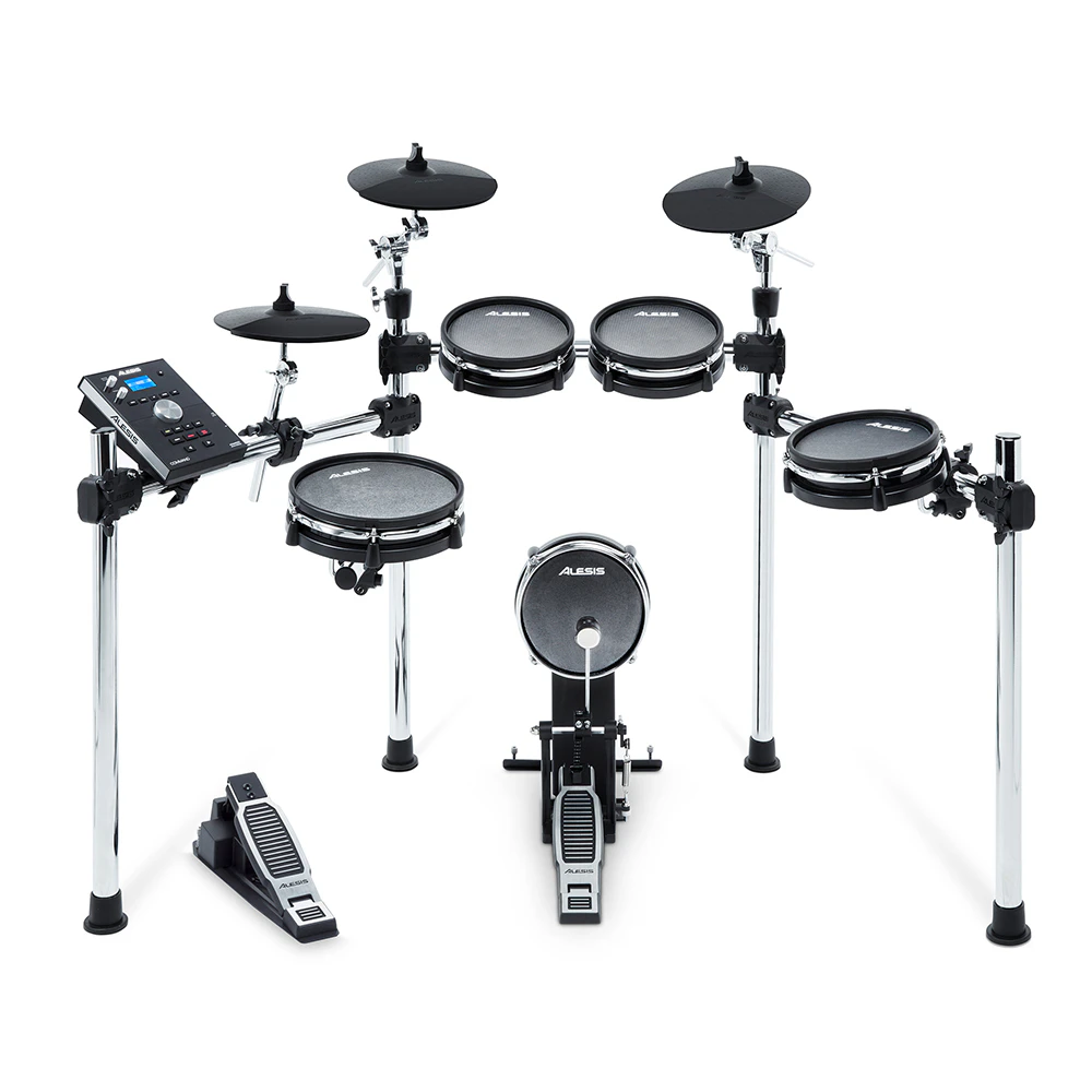 8pc Alesis Command Complete Electronic Drum Kit/Set w/ Mesh Heads/Kick Pedal