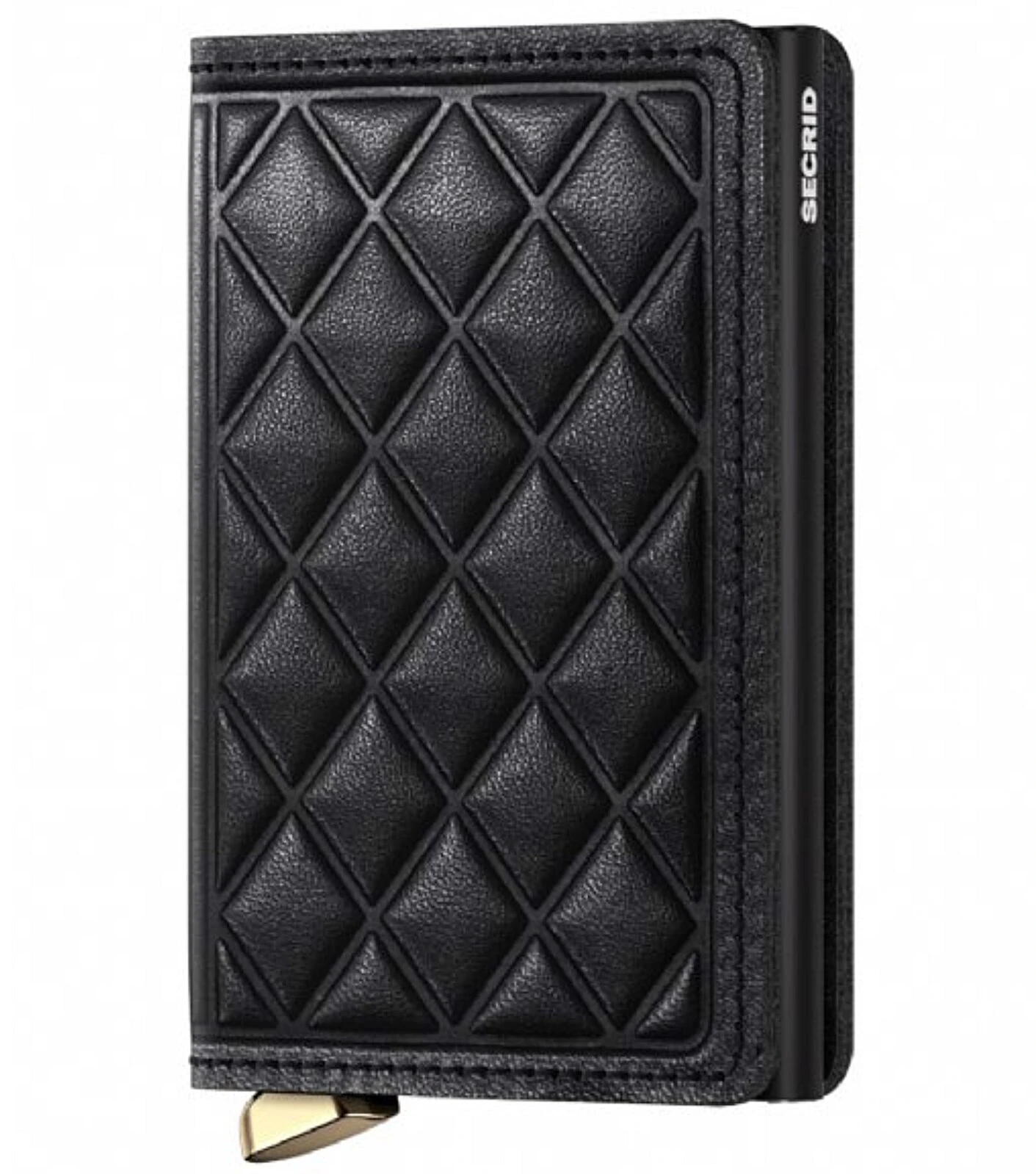 Secrid Premium Slimwallet Compact RFID Wallet - Emboss Diamond Black