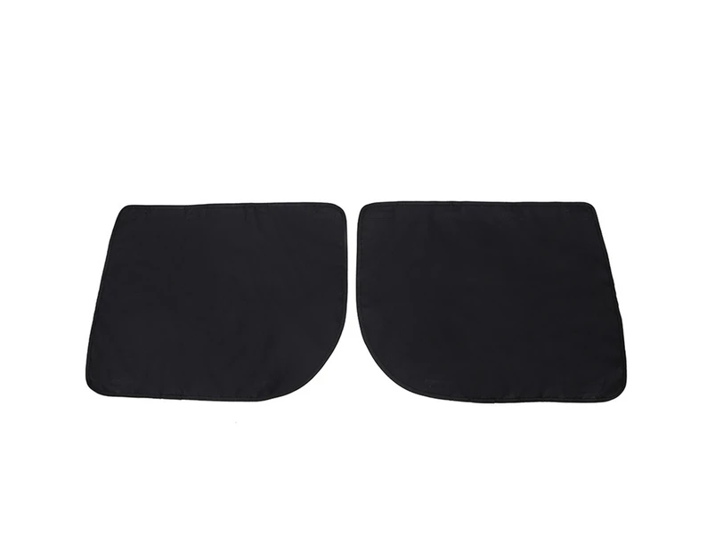 2Pcs Anti-Scratch Car Side Door Window Protector Dog Protective Pad Guard Mat-Black