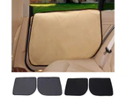 2Pcs Anti-Scratch Car Side Door Window Protector Dog Protective Pad Guard Mat-Black