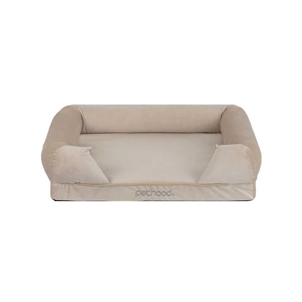 Coco Cosy Pet Bed Large Velvet Cream