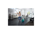 2pc Leifheit Profi Compact Floor Wiper Mop & Press Bucket Cleaner Set Green