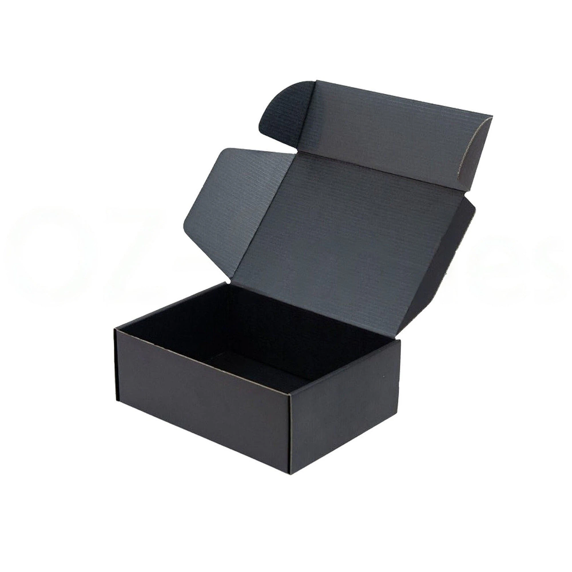 Full Black A4 Tuck Mailing Box B196 Deluxe Gift Mailer