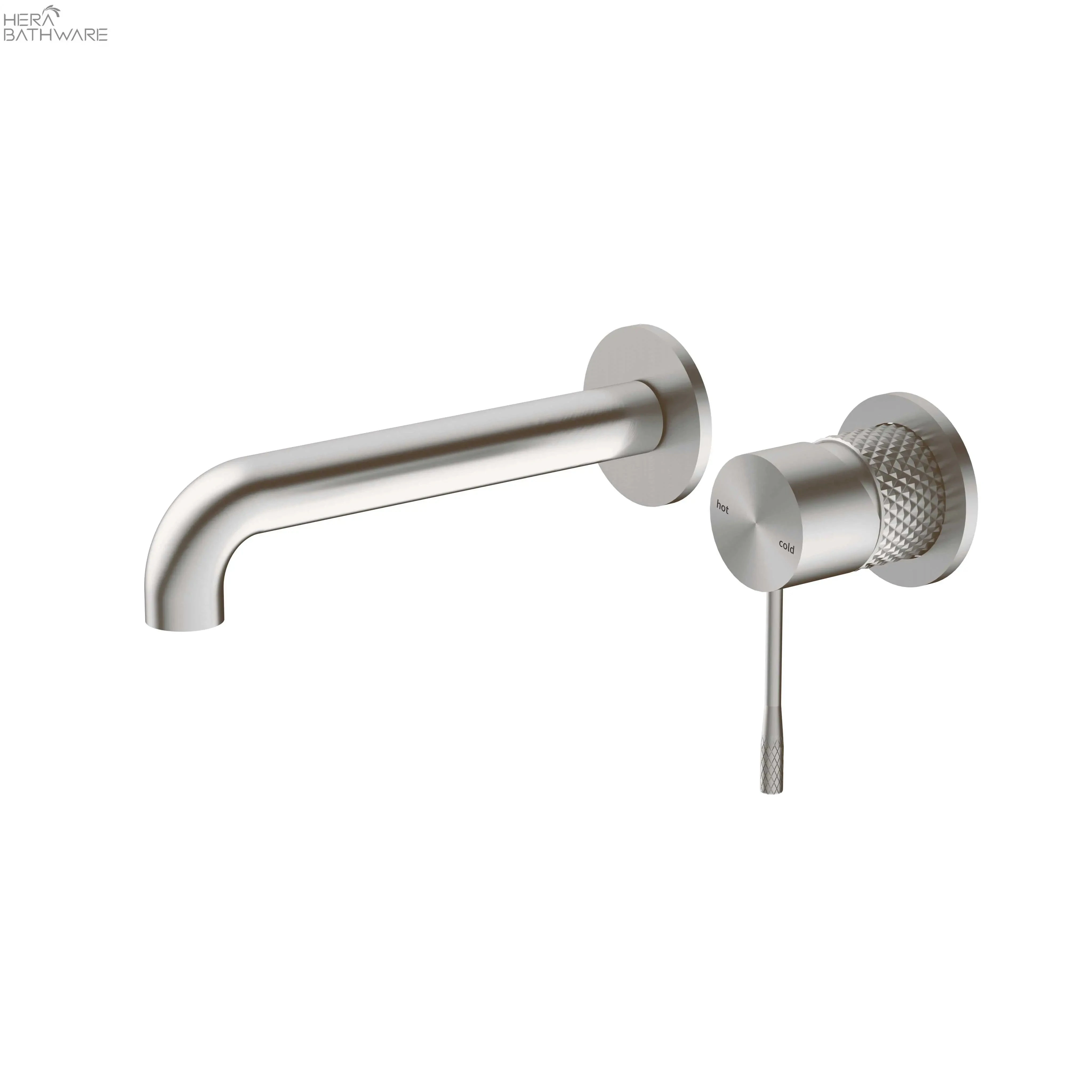 Opal Wall Basin/Bath Mixer Seperated 120-260mm Spout Length - Brushed Bronze