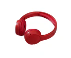 Rechargeable Bluetooth Wireless Headphones On-Ear Stereo Headset Red