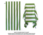 METEOR 180x90cm Extra Large Beach Towel with Carry Bag - Sand Free, Ultra Soft, Quick Dry, Fast Absorbent (Green Groove)