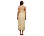 All About Eve | Womens Frida Floral Midi Dress (Yellow)