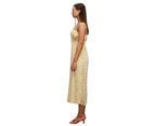 All About Eve | Womens Frida Floral Midi Dress (Yellow)