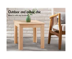 ALFORDSON Beach Chair Table 2PCS Set Outdoor Furniture Wooden Wood