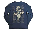 Blondie | Official Band Long Sleeve T-Shirt | NYC '77 (Back & Sleeve Print)