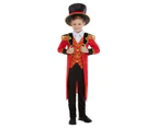 Ringmaster Deluxe Child Costume Size: Large