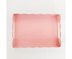 Urban Products Halcyon Petal Dinnerware Serving Tray Dinnerware Pink 25cm