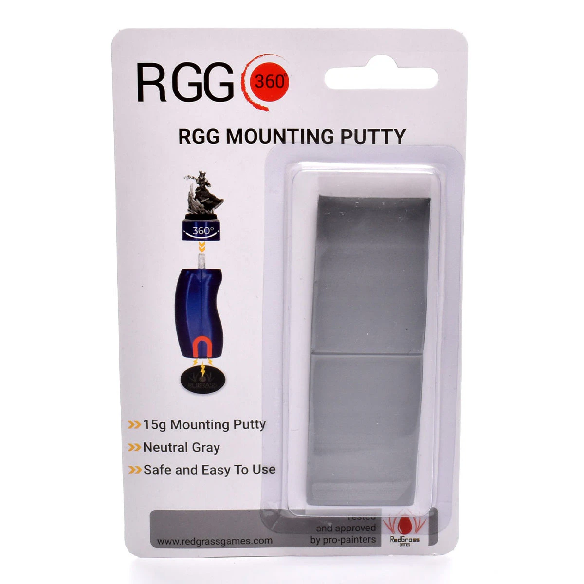 Redgrass 15g Mounting Putty for RGG360 - Neutral Gray