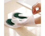 5 PCS Dishwashing Gloves Non-Oily Kitchen Waterproof Housework Wipes, Random Color Delivery, Style:Magic Brush Gloves