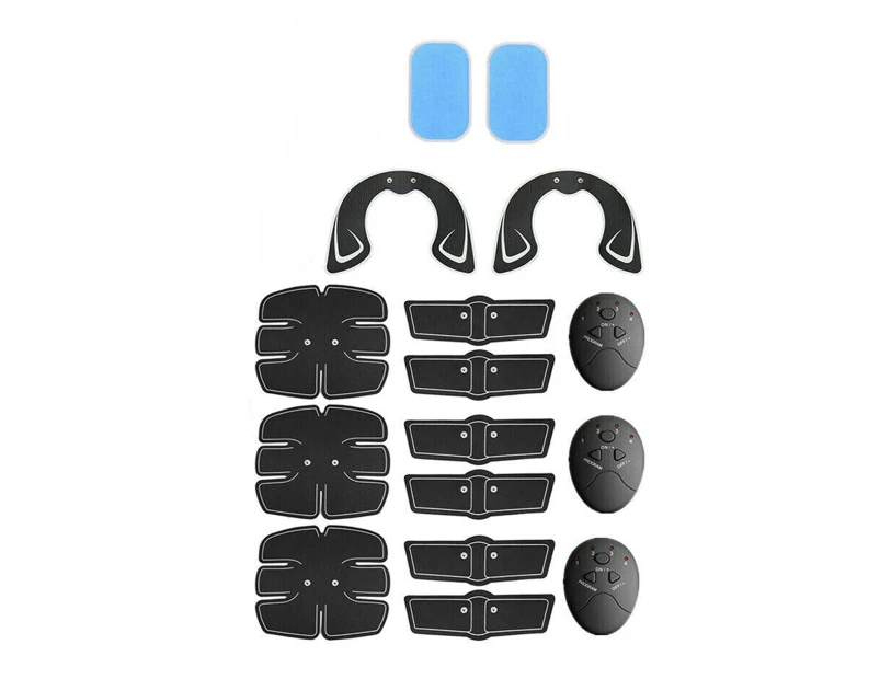 EMS Muscle Stimulator Training Gear ABS Ultimate Hip Trainer Body Exercise - 22pcs