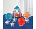 Blast Off Birthday 3D Table Decorating Kit