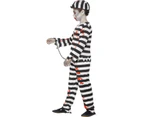 Zombie Convict Child Costume Size: Tween