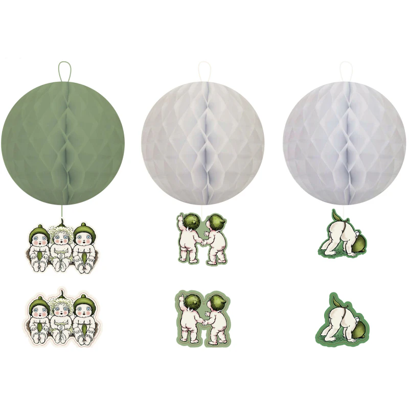 May Gibbs Gumnut Babies Hanging Honeycomb Decorations