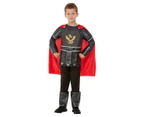 Deluxe Knight Child Costume Black Size: Small