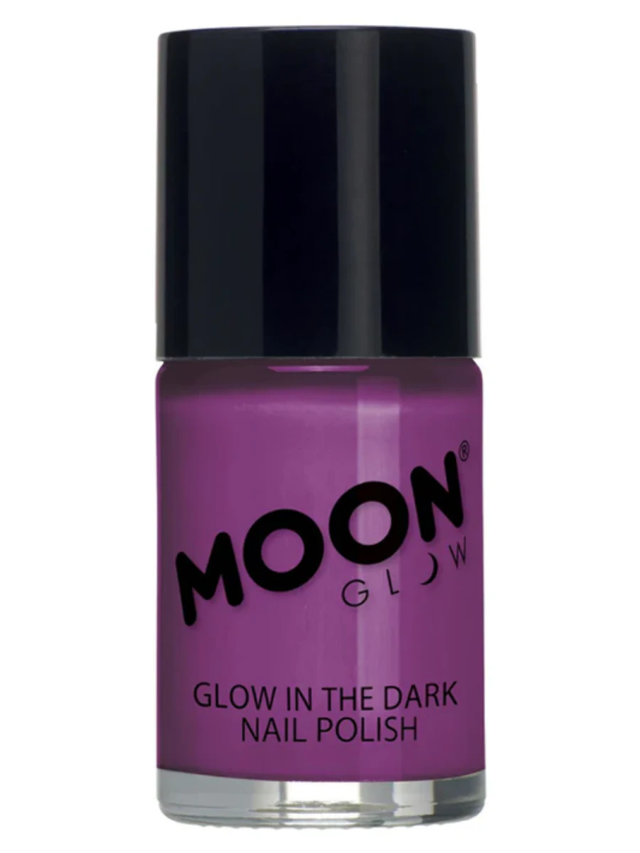 Moon Glow - Glow in the Dark Nail Polish 14ml Purple Size: One Size