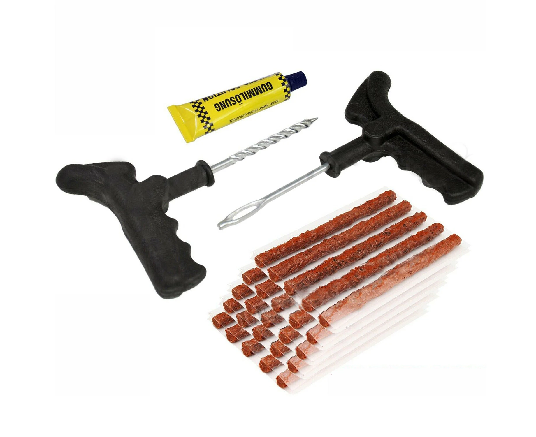 Tyre Repair Kit Tire Puncture Emergency Tools Set Motorcycle Bike Car