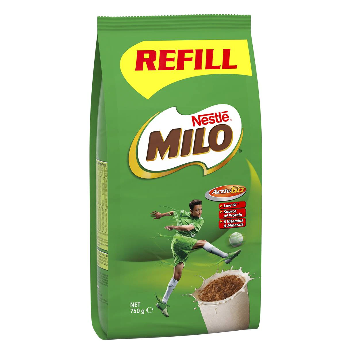 Nestle Milo Chocolate Choc-Malt Malted Drinking Chocolate 730g Pouch