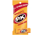 Wrigleys PK Gold Original Chewing Gum 10 Pieces X 5 Pack