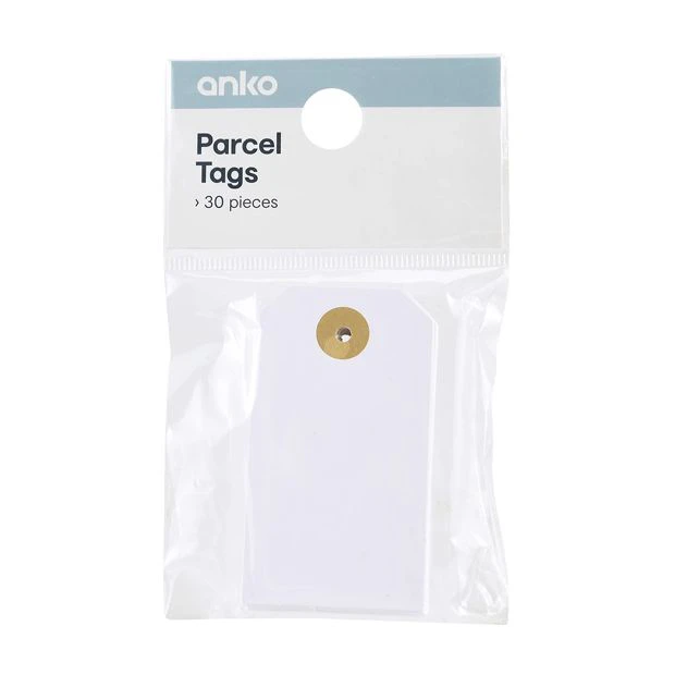 Parcel Tags, 30 Pack - Anko